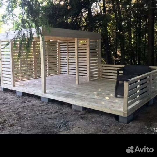 Хозблок беситка 6х3м