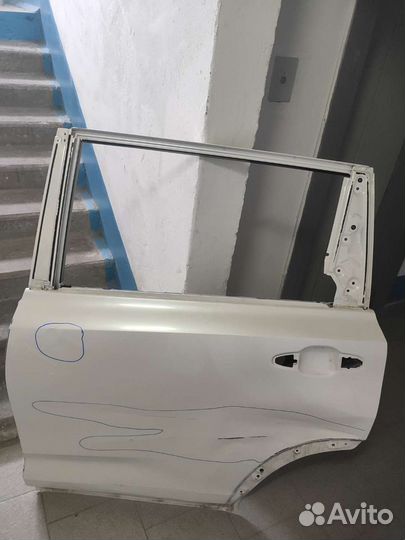 Дверь задняя toyota Highlander 3 (U50)
