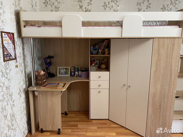 Детская кровать чердак