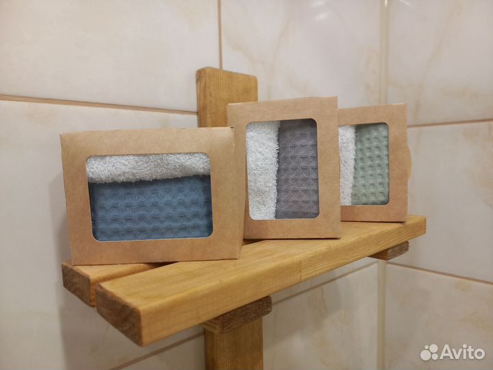 Бокс для умывания. Ободок и спонжи. Ручная работа