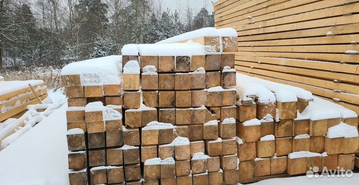 Брус обрезной 150 мм 1й сорт ГОСТ Опт