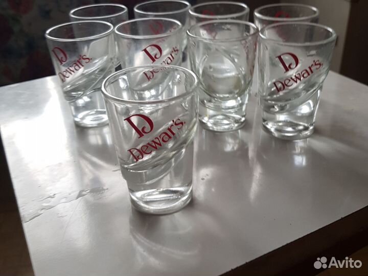 Набор стопок Dewars 9шт