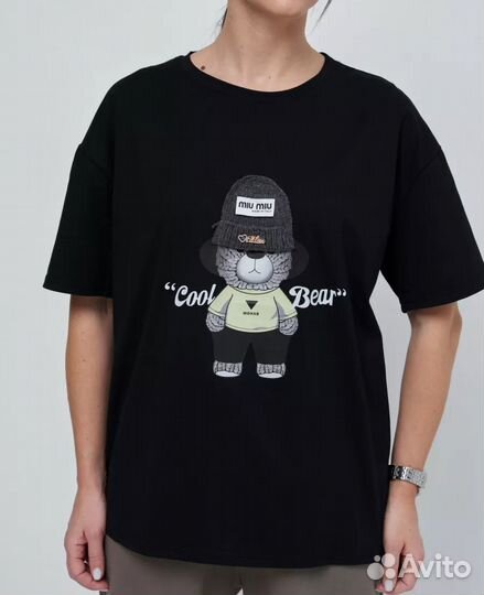 Футболки 42-52р хлопок 3D