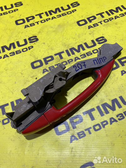 Правая ручка двери Peugeot 207