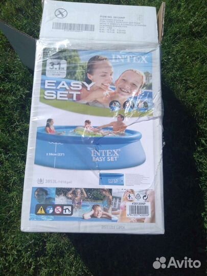 Надувной бассейн intex 305*76