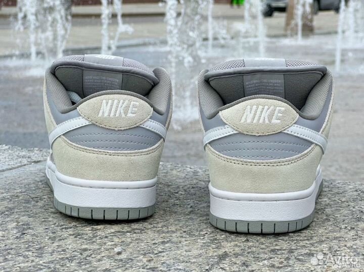 Nike Sb Dunk Low Summit white wolf grey женские