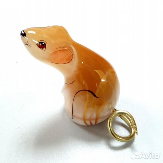 Статуэтки фигурки мышей из камня селенита новые