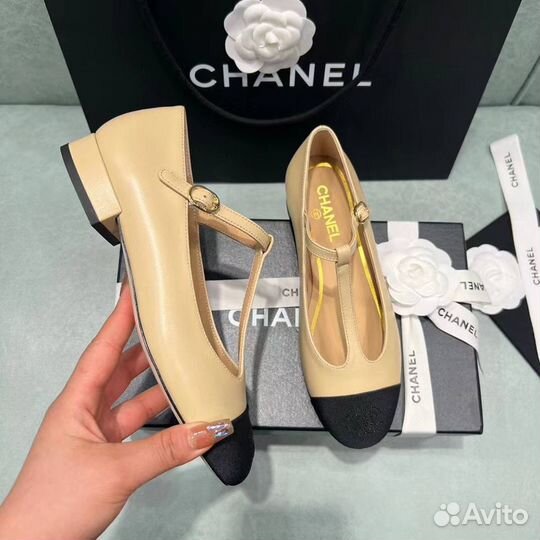 Балетки chanel 40 mary janes