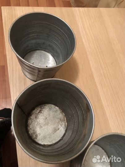 Ведёрки IKEA декор в сад огород