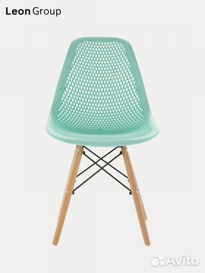 Стул ажурный в стиле eames DSW,мятный, 1 шт NEW