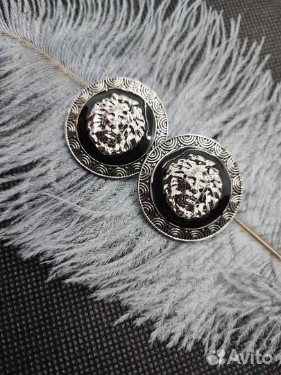 Стильные серьги в стиле Versace/ серьги Версаче