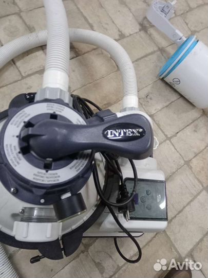Насос- фильтр Intex,и шланги скимер