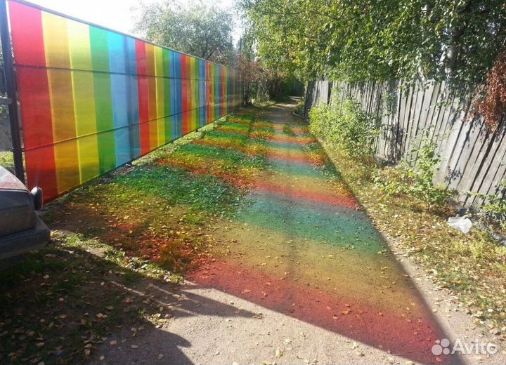 Поликарбонат Сотовый для забора