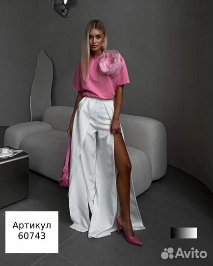 Штаны с разрезами