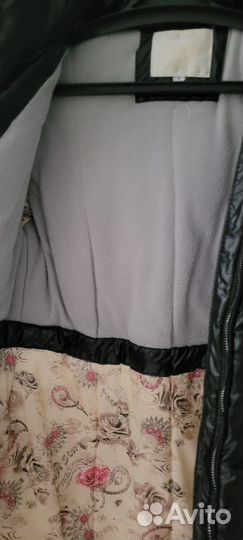 Зимнее пальто (плащ) для девочки 134см