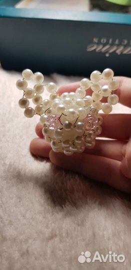 Кицунэ с кристальными глазами амигуруми