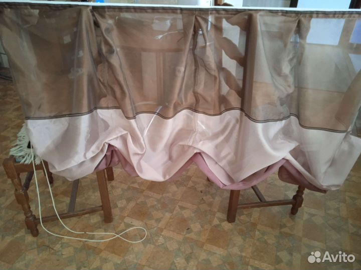 Римские шторы бу, ширина гардины 140 см