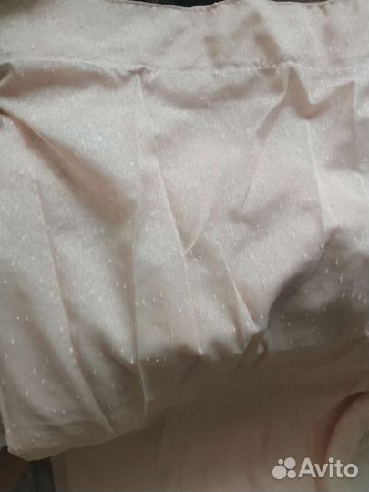 Тюль 400х250, цвет светло персиковый