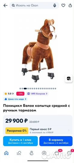 Лошадка поницикл