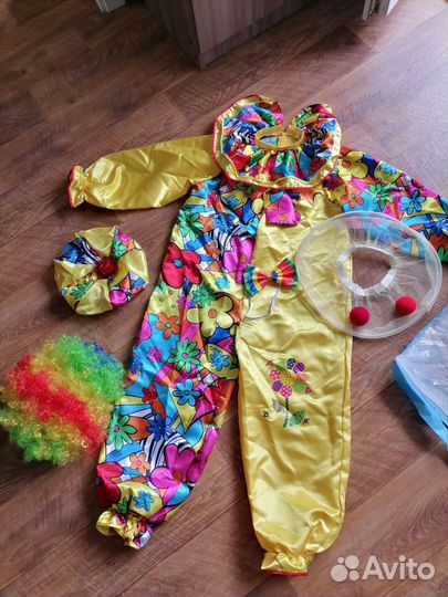 Новогодний костюм клоуна