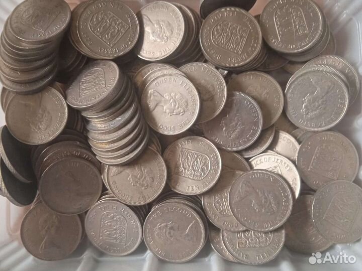 Продам погодовку монет Джерси