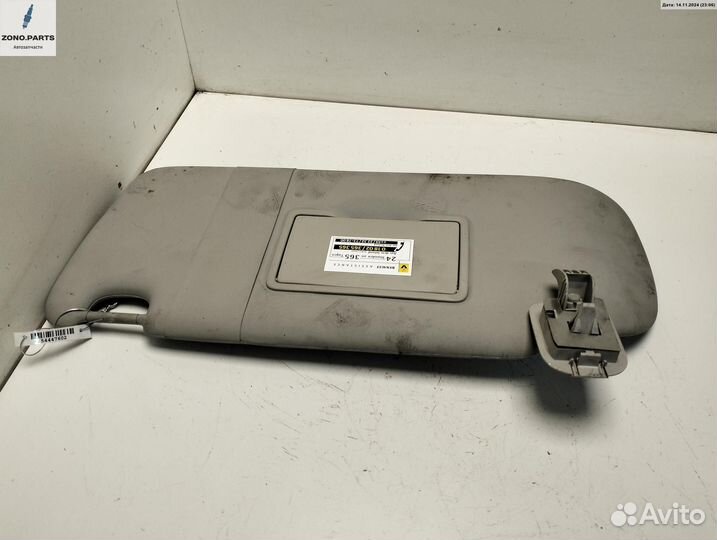 Козырек солнцезащитный левый 8200000095 на Renault Espace IV (2002-2014)