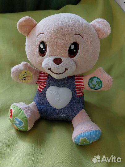 Интерактивный Говорящий мишка Teddy emotion chicco