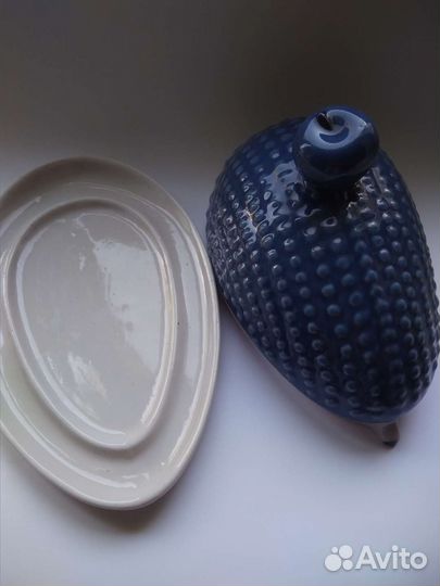 Масленка гжель керамика