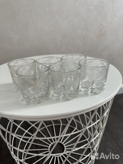 Хрустальные бокалы, рюмки, фужеры