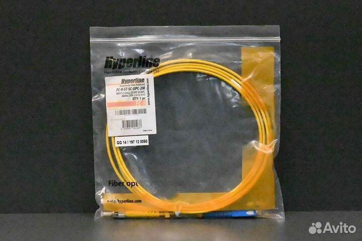 Hyperline FC-9-ST-SC-UPC-2M новый, 4 шт