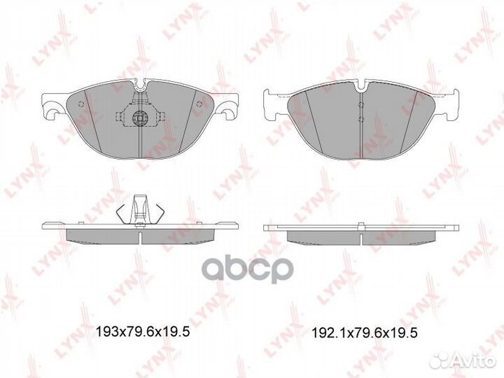 Колодки тормозные дисковые перед BD1431 LYN