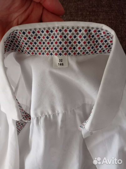 Рубашка белая школьная