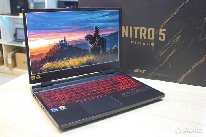 Acer Nitro 5/14ядер.Соrе i7/RTX/16gb/SSD/IPS/144Hz