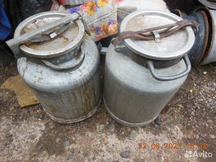 Фляга алюминиевая бу 40л