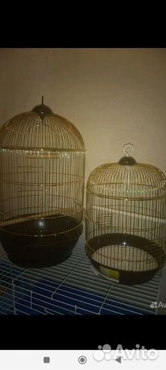 Клетки для попугаев новые