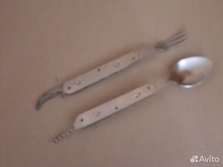 Складная ложка и вилка