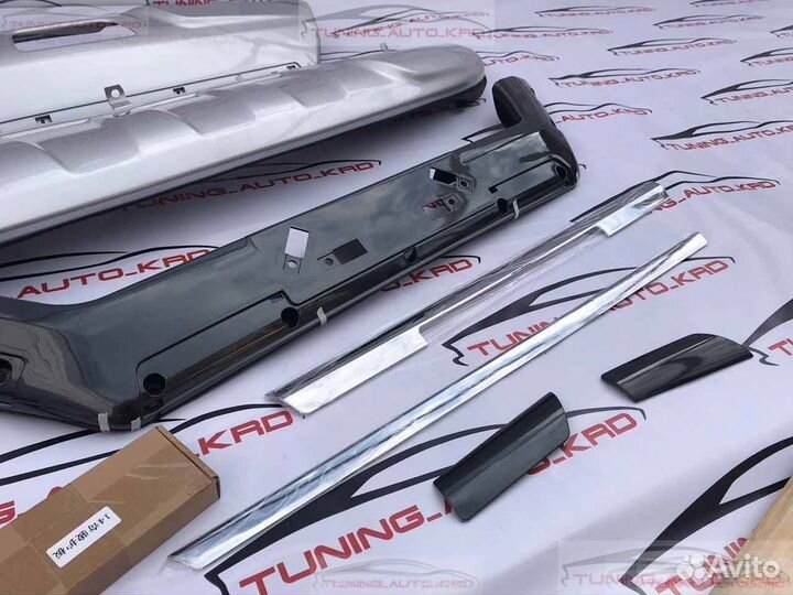 Накладки на бампера Nissan Х-Trail 32 комплект D92