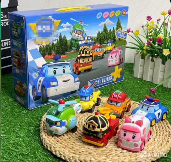 Поли робокар машинки