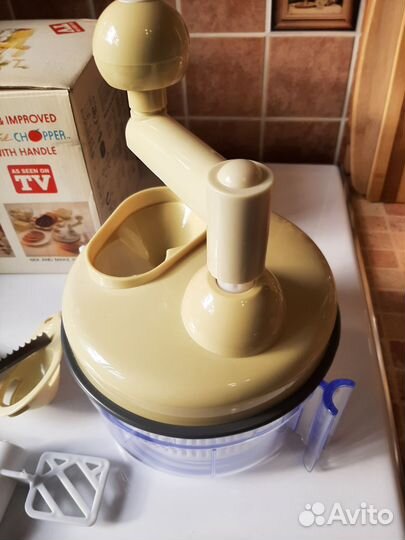 Ручной измельчитель овощей и мяса+мешалка