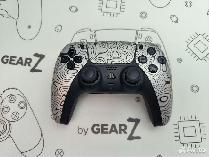 Передняя часть корпуса DualSense Дамасск