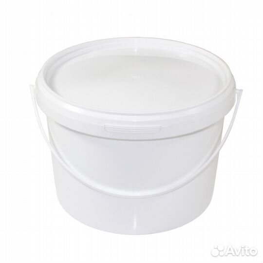Ведро пластиковое с крышкой 10 литров