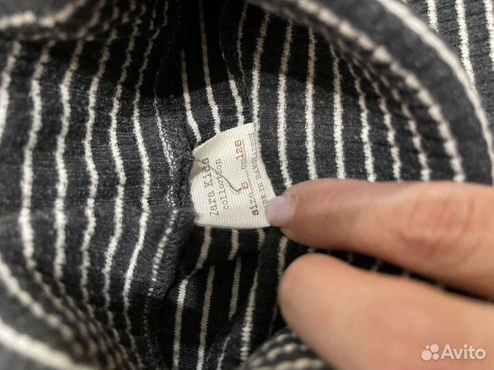 Водолазки и лонги Zara button blue reserved