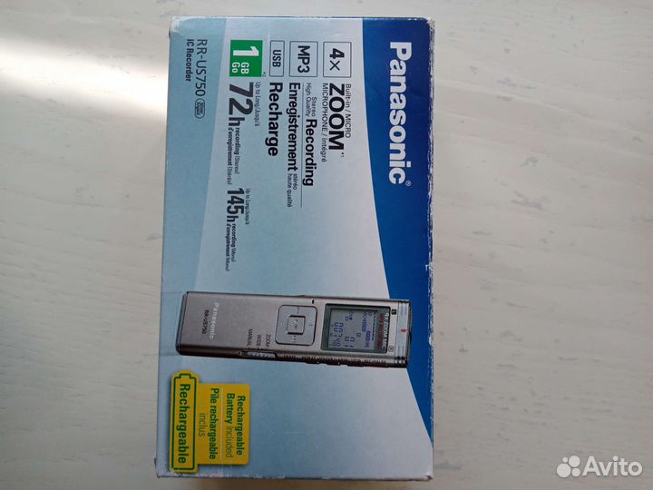 Диктофон panasonic