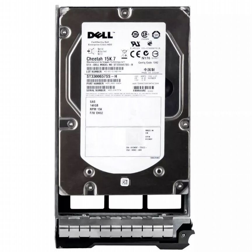 [1DKVF] Жесткий Диск Dell 146gb Sas 3,5" Hdd 1dkvf