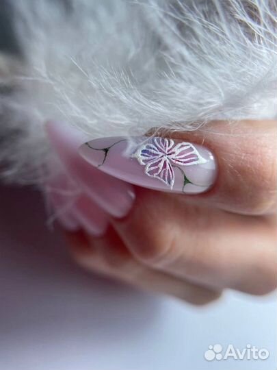 Маникюр педикюр дизайны артфренч наращивание