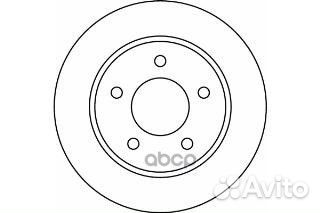 Диск тормозной передний mazda 3 09