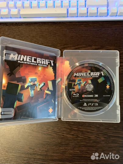 Диск на ps3 майнкрафт