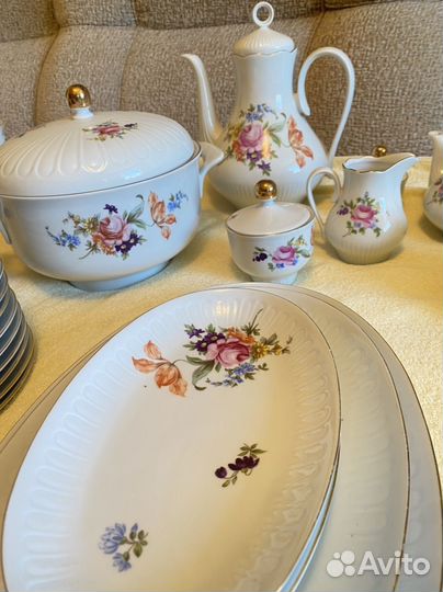 Сервиз jlmenau гдр столовый и чайный