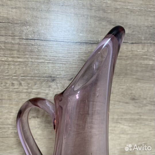 Фиолетовое Стекло Кувшин Графин Ваза Для Цветов