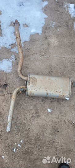 Глушитель задняя часть Chery Indis S18D